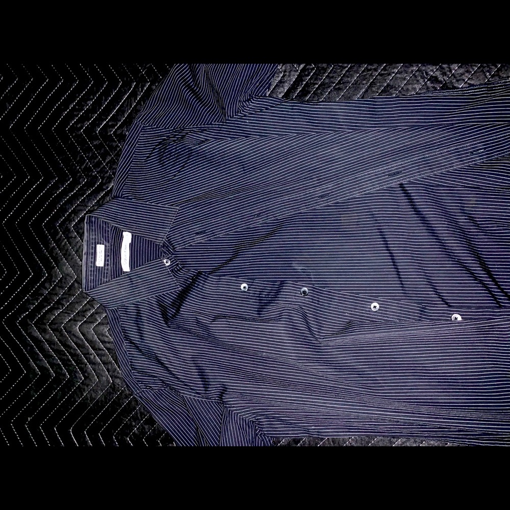 Calvin Klein Men’s Pin Stripe Button Up
